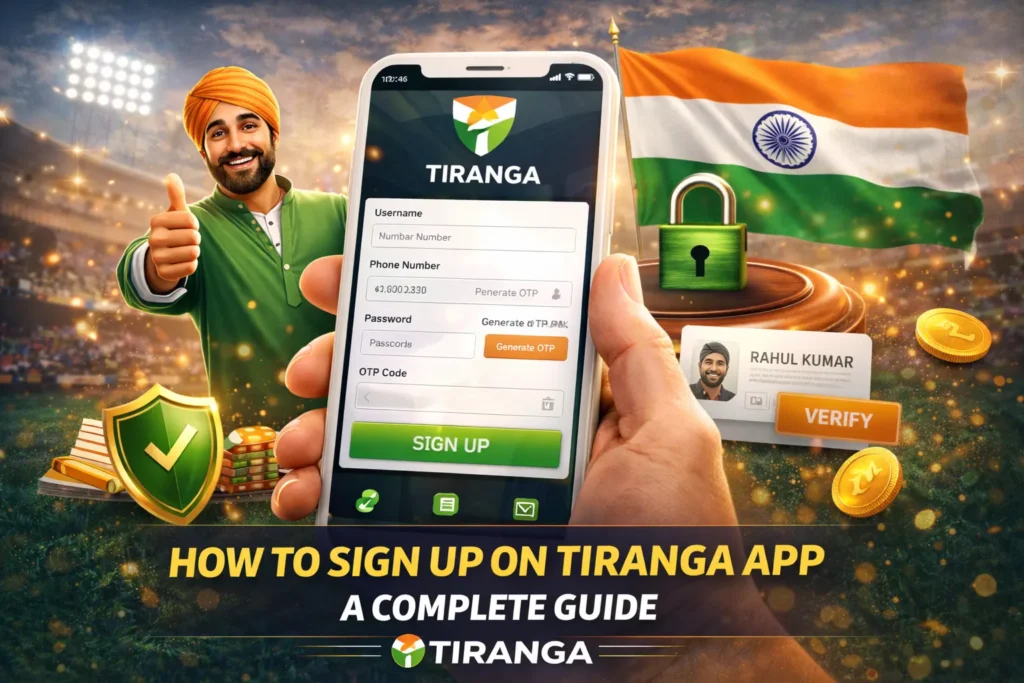 TIRANGA GAME APP SIGNUP