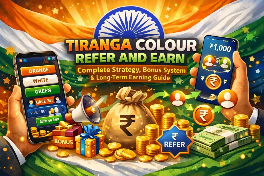 Tiranga Colour Prediction Refer and Earn