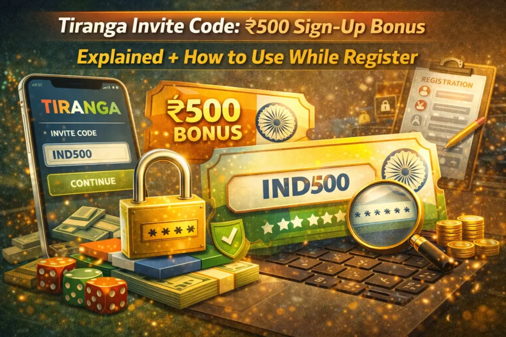 Tiranga Invite Code