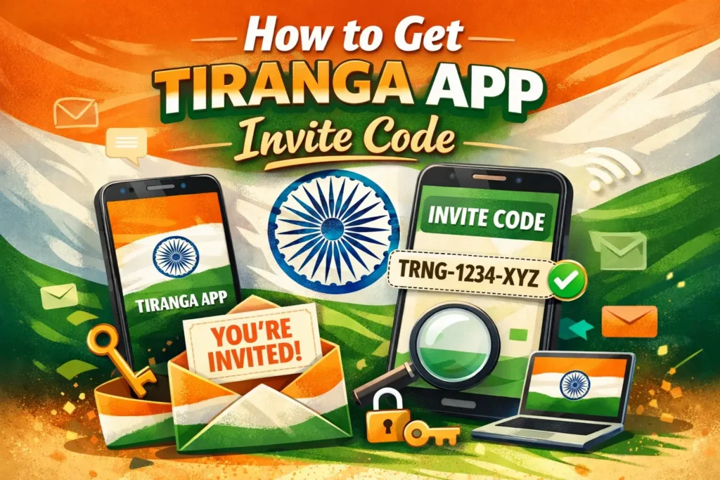 tiranga app invite code