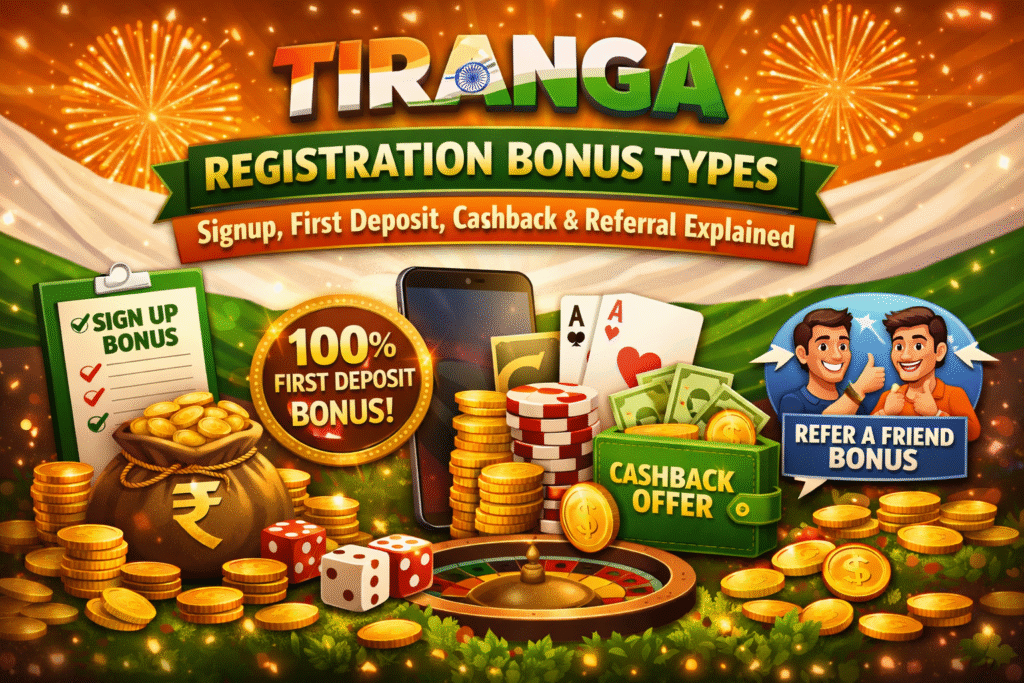Tiranga Registration Bonus