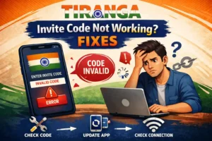 tiranga invite code not working