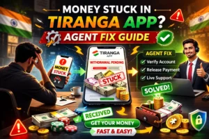 Tiranga app deposite money stuck